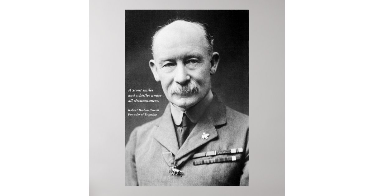 Robert Baden-Powell Poster | Zazzle