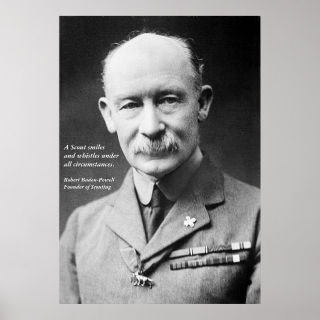 Robert Baden-Powell Poster (Front)