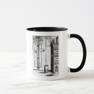 Robert Boyle's development of the water pump Mug
