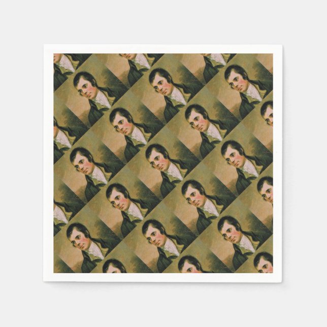 Robert Burn, celebrating Burn's night Paper Napkins (Front)