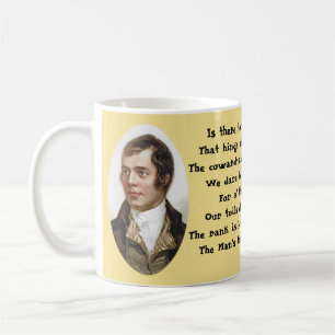 Robert Burns A Man’s a Man for a’ That Coffee Mug