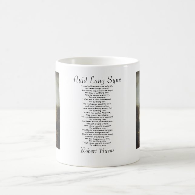 Robert Burns Auld Lang Syne Mug (Center)