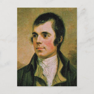 Robert Burns, celebrating Burn's night Postcard