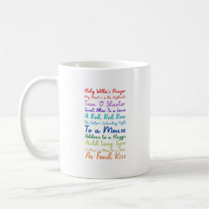 Robert Burns Poems - Mug