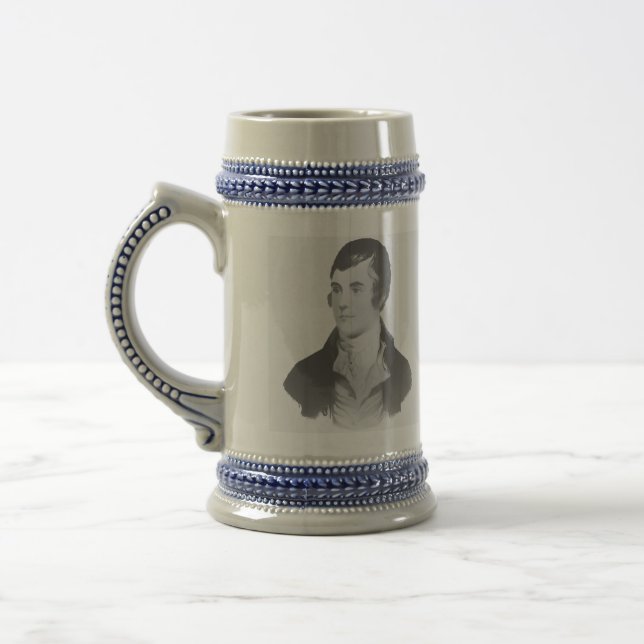Robert Burns Portrait Mug (Left)