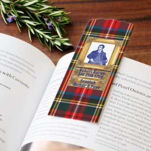 Robert Burns Royal Stewart Plaid Jan 25 Bookmarks