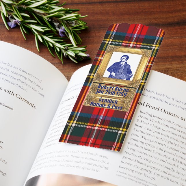 Robert Burns Royal Stewart Plaid Jan 25 Bookmarks (Book)
