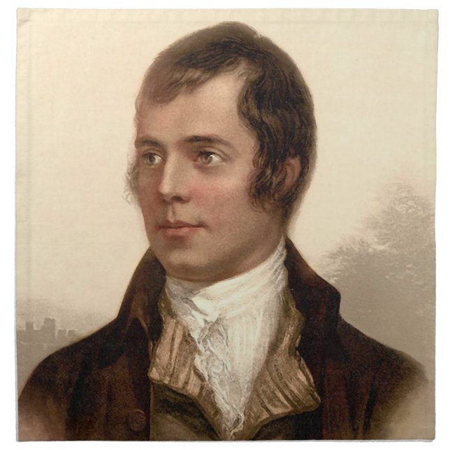 Robert Burns Scottish Dream Cloth Napkins (Front)