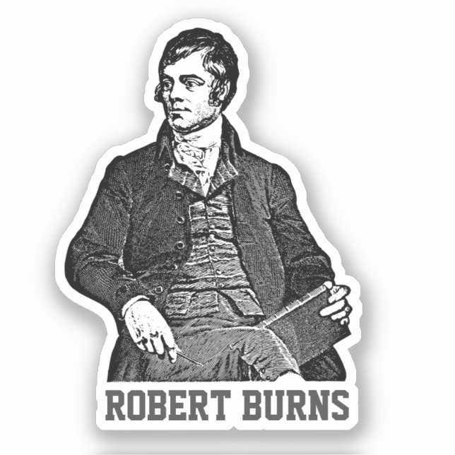 Robert Burns Sticker (Front)
