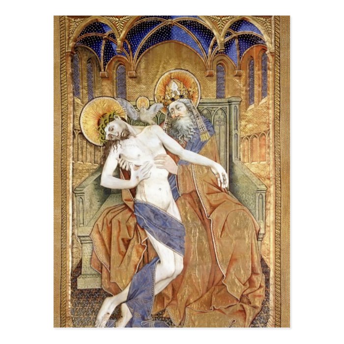 Robert Campin Gold, silver and silk embroidery Postcards