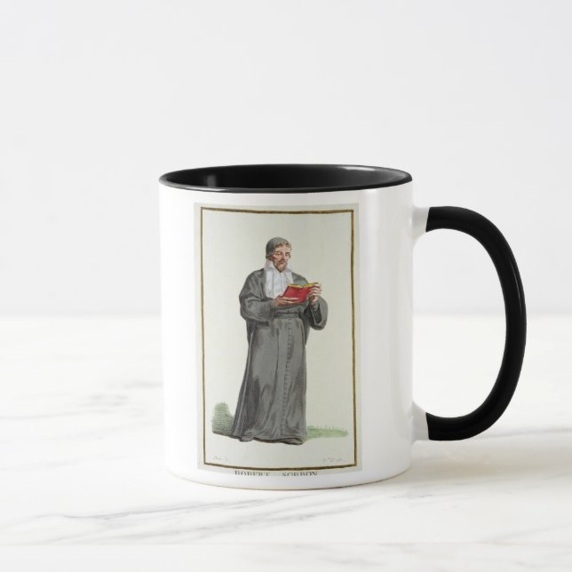 Robert de Sorbon (1201-94) from 'Receuil des Estam Mug (Right)