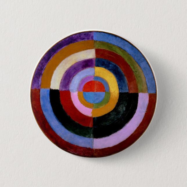 Robert Delaunay abstract art Pinback Button (Front)