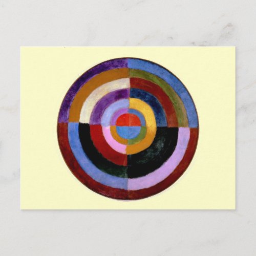 Robert Delaunay abstract art Postcard