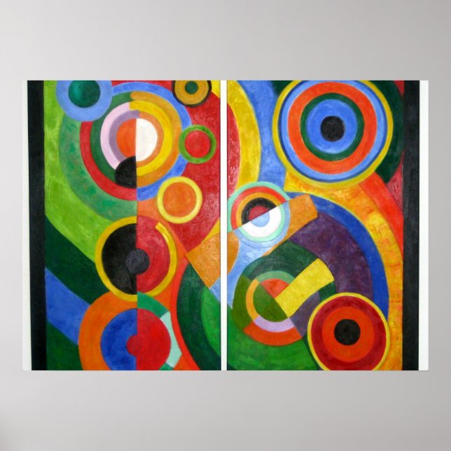 Robert Delaunay art: Rhythm Poster (Front)