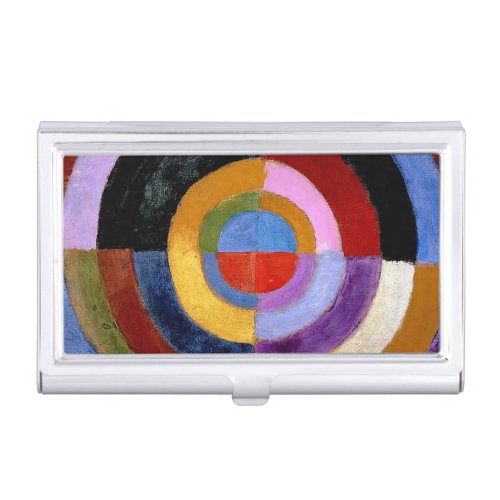 Robert Delaunay Claasical Abstract Art Painting Business Card Case