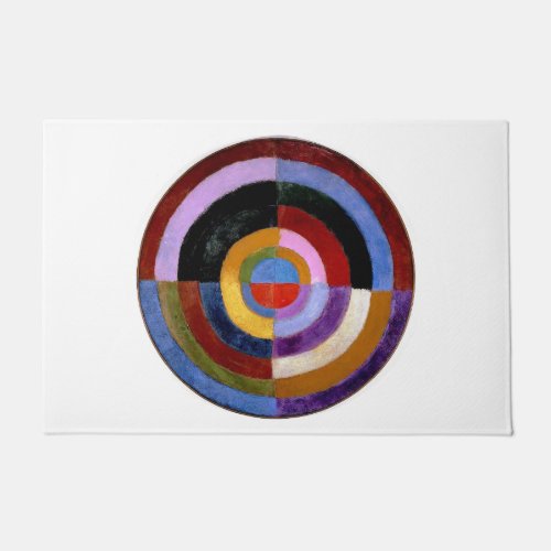 Robert Delaunay Claasical Abstract Art Painting Doormat