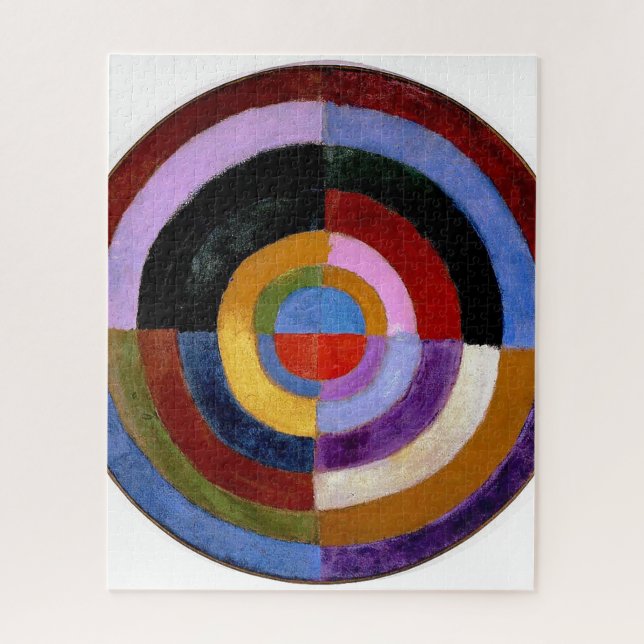 Robert Delaunay Claasical Abstract Art Painting Jigsaw Puzzle (Vertical)