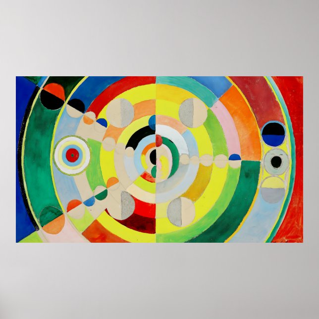 Robert Delaunay - Disk-Relief - Abstract Poster (Front)