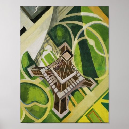 Robert Delaunay Eiffel Tower art Poster