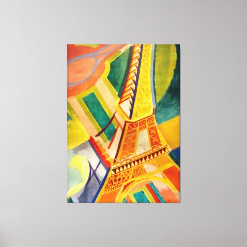Robert Delaunay _ Eiffel Tower Canvas Print
