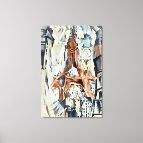 Robert Delaunay Eiffel Tower Canvas Print