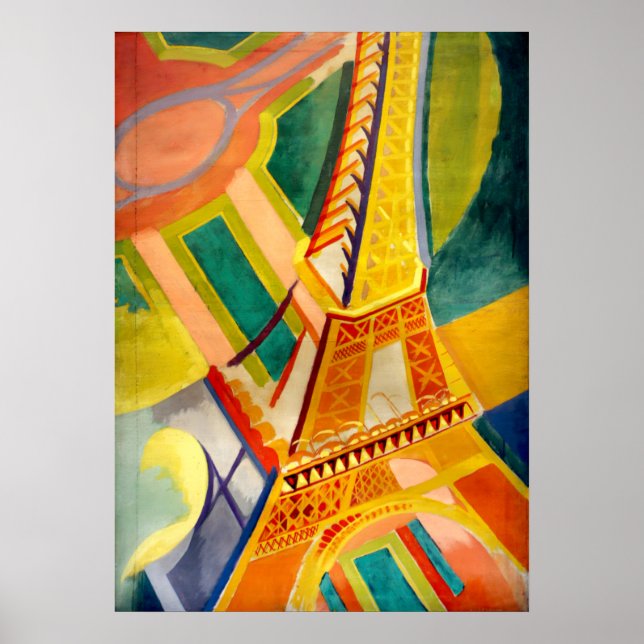 Robert Delaunay - Eiffel Tower Poster (Front)