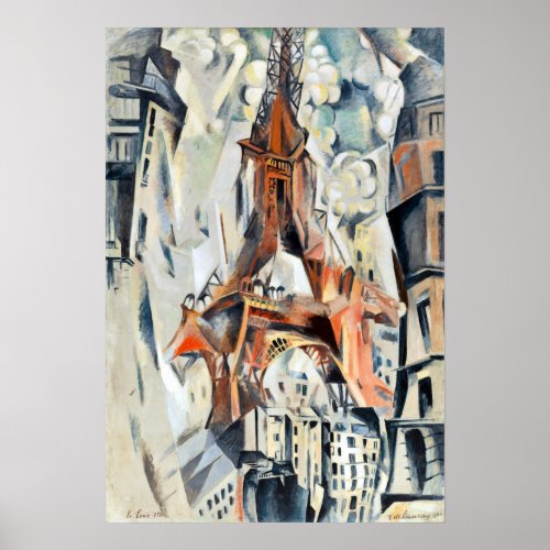 Robert Delaunay Eiffel Tower Poster