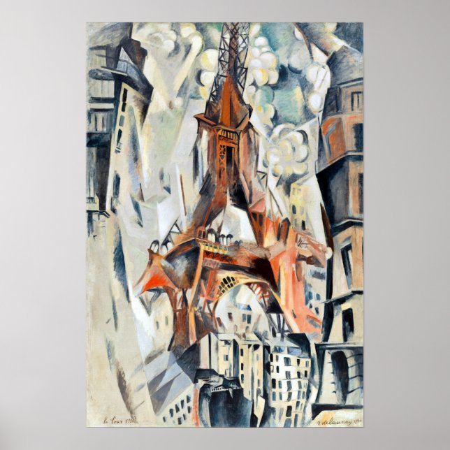 Robert Delaunay Eiffel Tower Poster (Front)