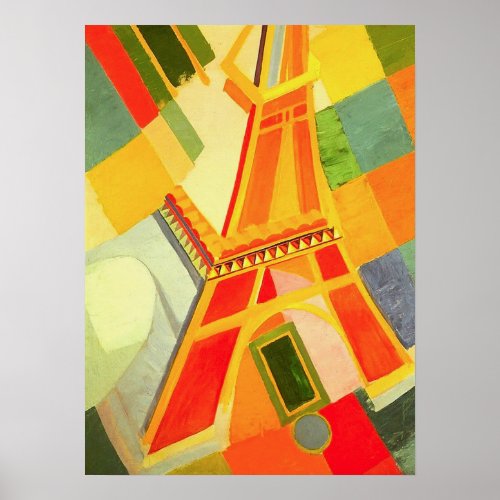 Robert Delaunay Eiffel Tower Poster