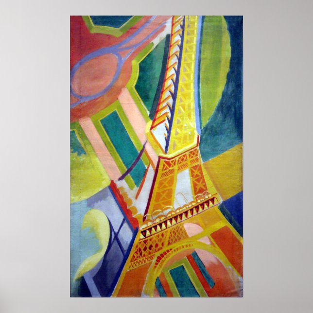 Robert Delaunay La Tour Eiffel Poster (Front)