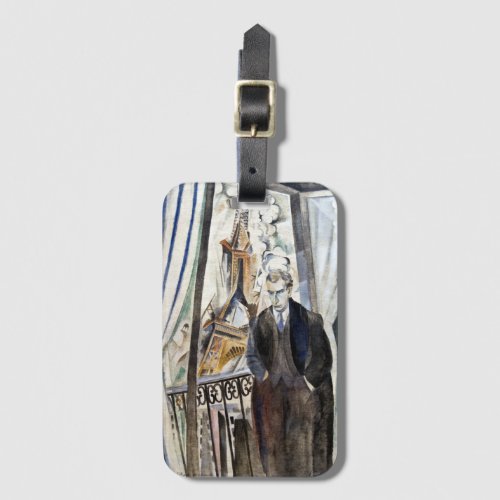 Robert Delaunay The poet Philippe Soupault Luggage Tag