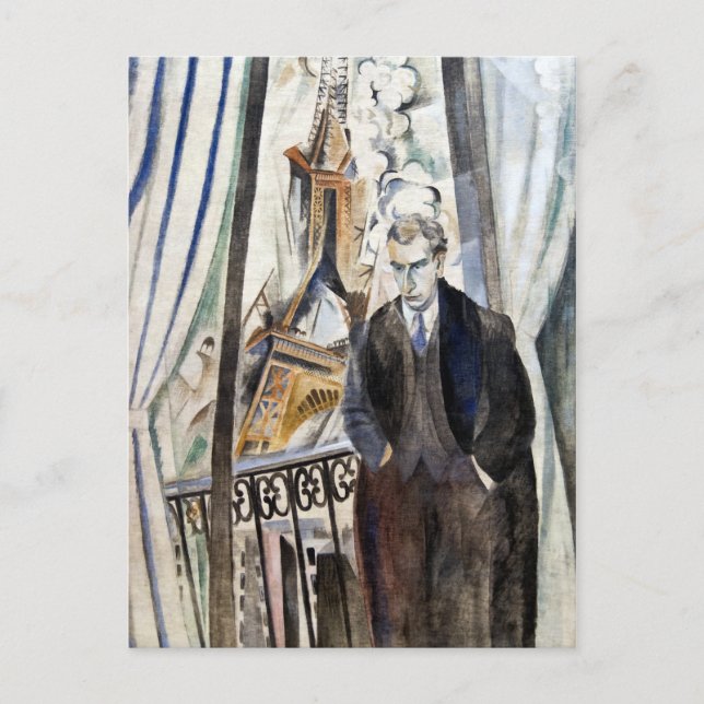 Robert Delaunay The poet Philippe Soupault Postcard (Front)