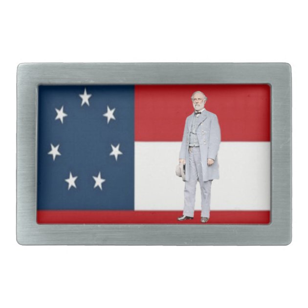 robert e lee belt buckle