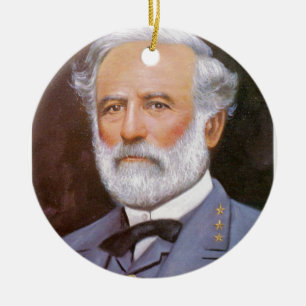 robert e lee ceramic ornament