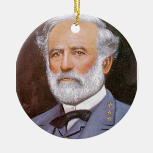 robert e lee ceramic ornament (Front)