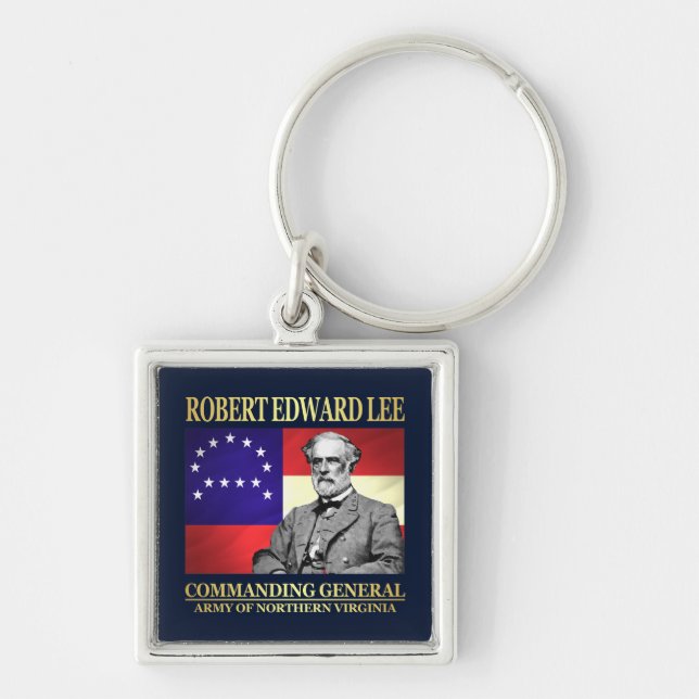 Robert E Lee (Commanding General) Keychain (Front)