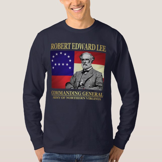 Robert E Lee (Commanding General) T-Shirt (Front)
