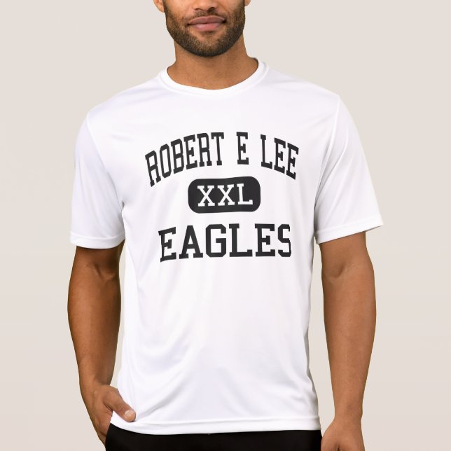 Robert E Lee - Eagles - Junior - Monroe Louisiana T-Shirt (Front)