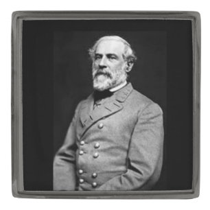 ROBERT E. LEE GUNMETAL FINISH LAPEL PIN