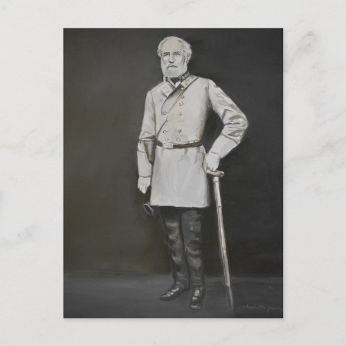 Robert E Lee Portrait General Art Postcard