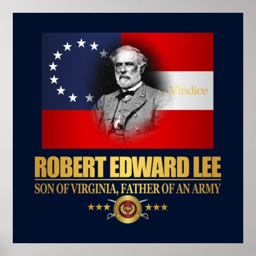 Robert E Lee Southern Patriot Poster