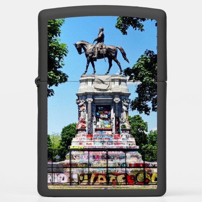 Robert E. Lee Statue Zippo Lighter (Front)