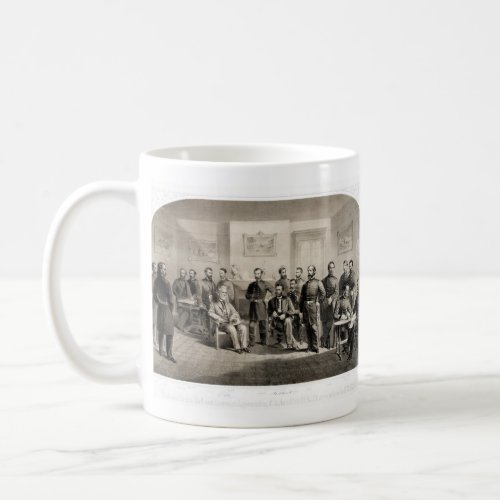Robert E Lee Surrenders to Ulysses S Grant Coffee Mug