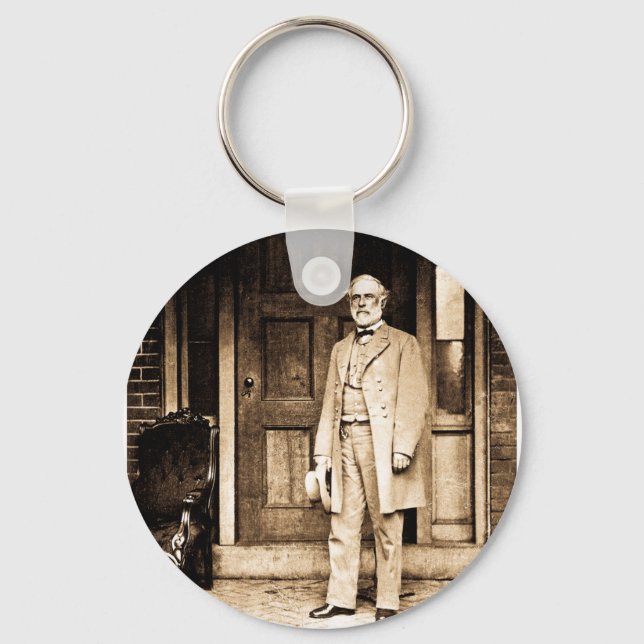Robert E. Lee - Vintage Mathew Brady Keychain (Front)