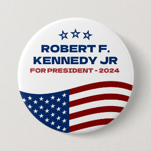 Robert F Kennedey Jr for President 2024  Button