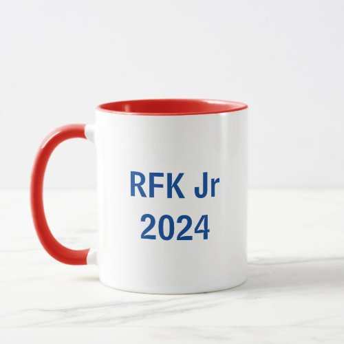 Robert F Kennedy Jr 2024 redwhiteblue  Mug