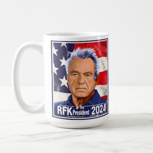 Robert F Kennedy Jr for President 2024 RFK Jr Coffee Mug
