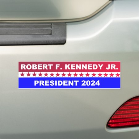 Robert F. Kennedy Jr President 2024 Car Magnet