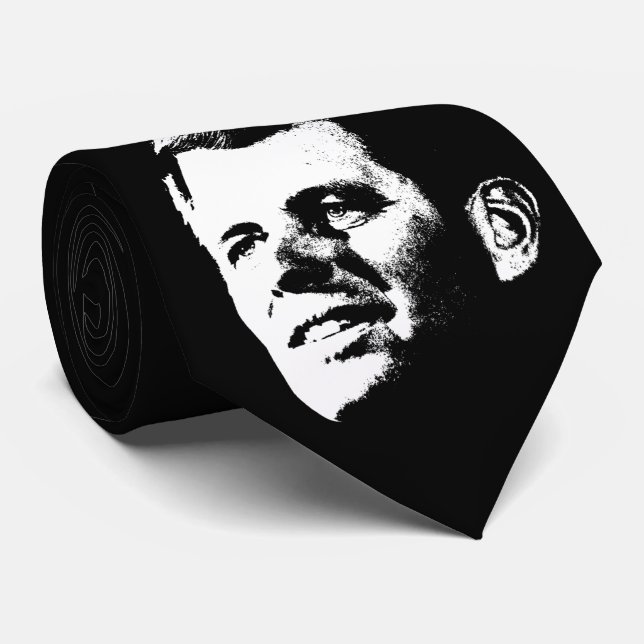 Robert F Kennedy Neck Tie (Rolled)