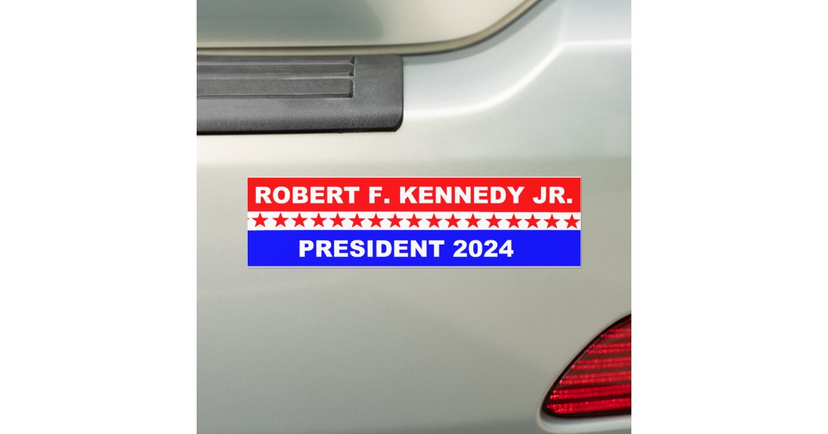 Robert F Kennedy President 2024 Bumper Sticker Zazzle